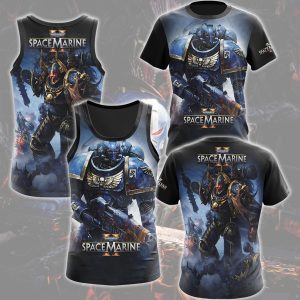 Warhammer 40000: Space Marine 2 Video Game All Over Printed T-shirt Tank Top Zip Hoodie Pullover Hoodie Hawaiian Shirt Beach Shorts Joggers   