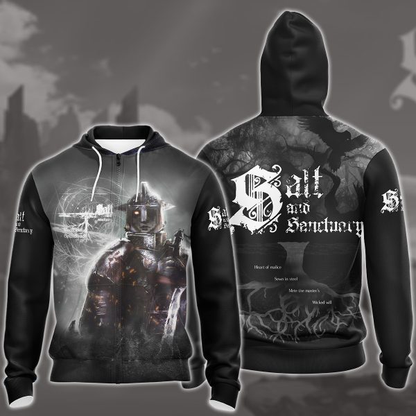 Salt and Sanctuary Video Game All Over Printed T-shirt Tank Top Zip Hoodie Pullover Hoodie Hawaiian Shirt Beach Shorts Joggers Zip Hoodie S