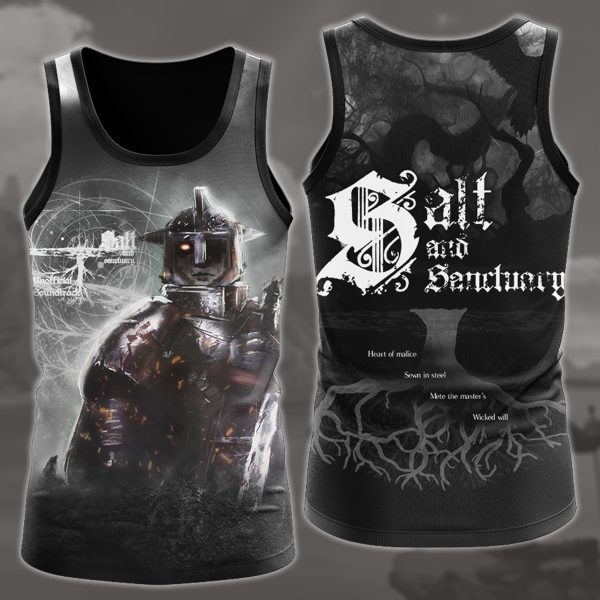 Salt and Sanctuary Video Game All Over Printed T-shirt Tank Top Zip Hoodie Pullover Hoodie Hawaiian Shirt Beach Shorts Joggers Tank Top S