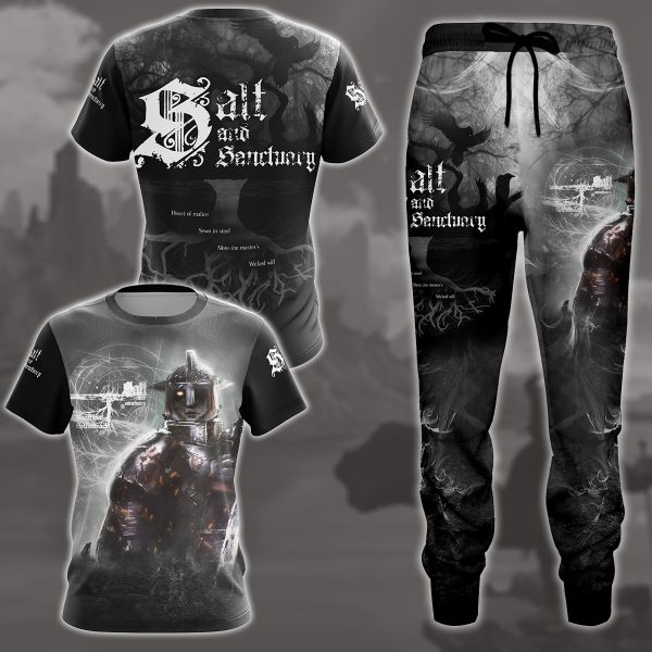 Salt and Sanctuary Video Game All Over Printed T-shirt Tank Top Zip Hoodie Pullover Hoodie Hawaiian Shirt Beach Shorts Joggers