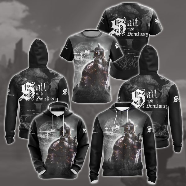 Salt and Sanctuary Video Game All Over Printed T-shirt Tank Top Zip Hoodie Pullover Hoodie Hawaiian Shirt Beach Shorts Joggers