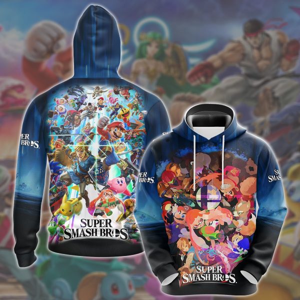 Super Smash Bros. Video Game All Over Printed T-shirt Tank Top Zip Hoodie Pullover Hoodie Hawaiian Shirt Beach Shorts Joggers Hoodie S