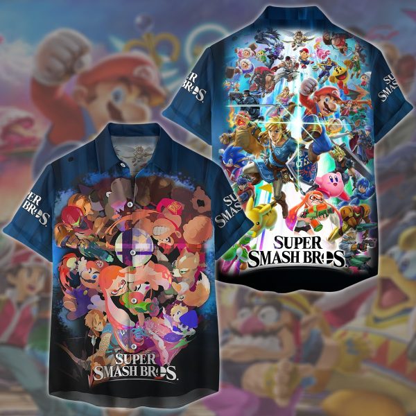 Super Smash Bros. Video Game All Over Printed T-shirt Tank Top Zip Hoodie Pullover Hoodie Hawaiian Shirt Beach Shorts Joggers Hawaiian Shirt S