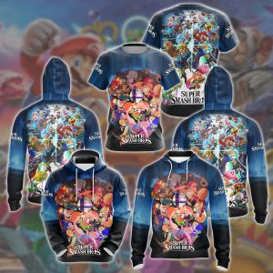 Super Smash Bros. Video Game All Over Printed T-shirt Tank Top Zip Hoodie Pullover Hoodie Hawaiian Shirt Beach Shorts Joggers   