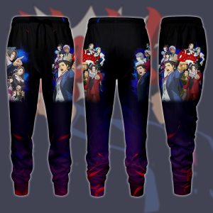 Phoenix Wright Ace Attorney Video Game All Over Printed T-shirt Tank Top Zip Hoodie Pullover Hoodie Hawaiian Shirt Beach Shorts Joggers Joggers S 