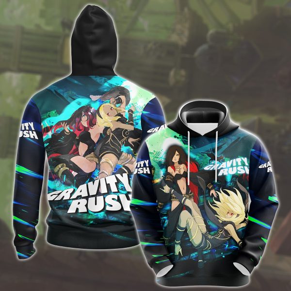 Gravity Rush Video Game All Over Printed T-shirt Tank Top Zip Hoodie Pullover Hoodie Hawaiian Shirt Beach Shorts Joggers Hoodie S