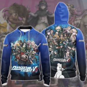 Danganronpa 3 Video Game All Over Printed T-shirt Tank Top Zip Hoodie Pullover Hoodie Hawaiian Shirt Beach Shorts Joggers Zip Hoodie S 