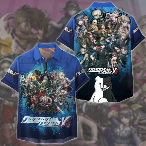 Danganronpa 3 Video Game All Over Printed T-shirt Tank Top Zip Hoodie Pullover Hoodie Hawaiian Shirt Beach Shorts Joggers Hawaiian Shirt S