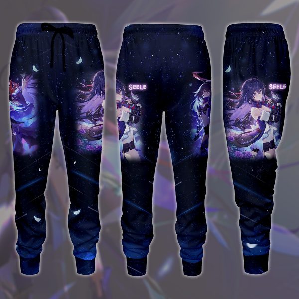 Honkai: Star Rail Seele Video Game All Over Printed T-shirt Tank Top Zip Hoodie Pullover Hoodie Hawaiian Shirt Beach Shorts Joggers Joggers S