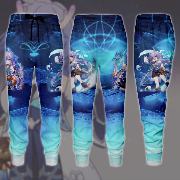 Honkai: Star Rail Bailu Video Game All Over Printed T-shirt Tank Top Zip Hoodie Pullover Hoodie Hawaiian Shirt Beach Shorts Joggers Joggers S