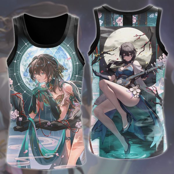 Honkai: Star Rail Ruan Mei Video Game All Over Printed T-shirt Tank Top Zip Hoodie Pullover Hoodie Hawaiian Shirt Beach Shorts Joggers Tank Top S