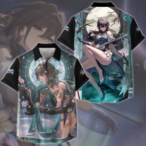 Honkai: Star Rail Ruan Mei Video Game All Over Printed T-shirt Tank Top Zip Hoodie Pullover Hoodie Hawaiian Shirt Beach Shorts Joggers Hawaiian Shirt S 