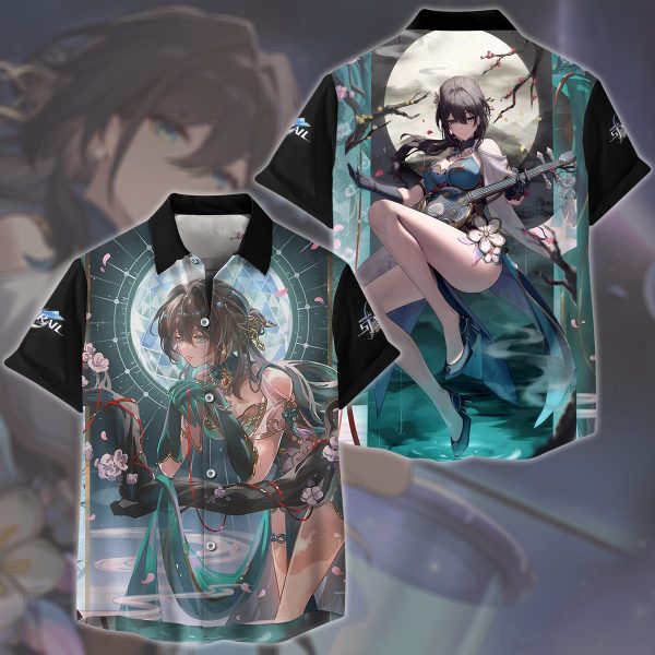 Honkai: Star Rail Ruan Mei Video Game All Over Printed T-shirt Tank Top Zip Hoodie Pullover Hoodie Hawaiian Shirt Beach Shorts Joggers Hawaiian Shirt S