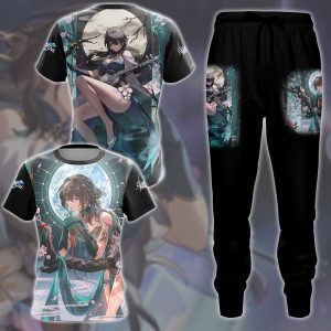 Honkai: Star Rail Ruan Mei Video Game All Over Printed T-shirt Tank Top Zip Hoodie Pullover Hoodie Hawaiian Shirt Beach Shorts Joggers   