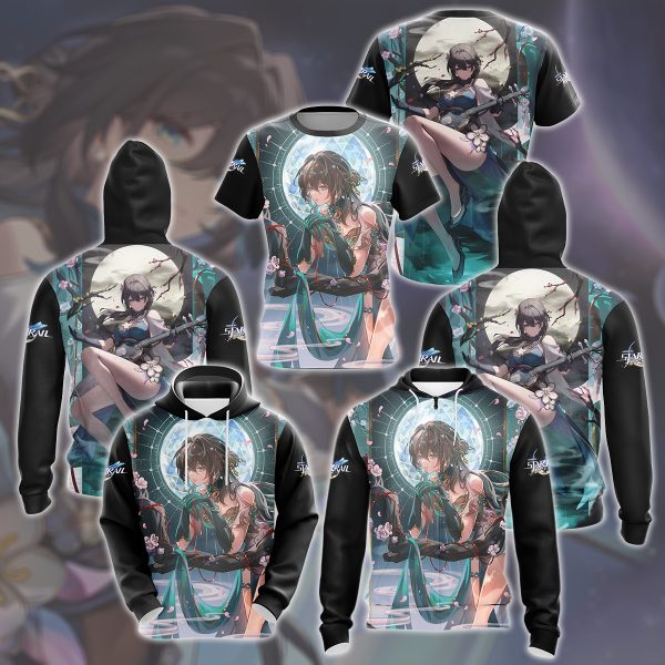 Honkai: Star Rail Ruan Mei Video Game All Over Printed T-shirt Tank Top Zip Hoodie Pullover Hoodie Hawaiian Shirt Beach Shorts Joggers