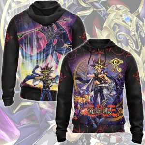 Yu-Gi-Oh! Dark Magician Video Game All Over Printed T-shirt Tank Top Zip Hoodie Pullover Hoodie Hawaiian Shirt Beach Shorts Joggers Zip Hoodie S 