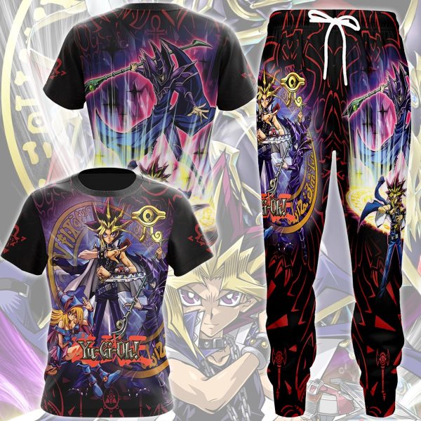 Yu-Gi-Oh! Dark Magician Video Game All Over Printed T-shirt Tank Top Zip Hoodie Pullover Hoodie Hawaiian Shirt Beach Shorts Joggers