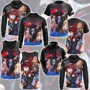 Persona 5 Royal Video Game All Over Printed T-shirt Tank Top Zip Hoodie Pullover Hoodie Hawaiian Shirt Beach Shorts Joggers   