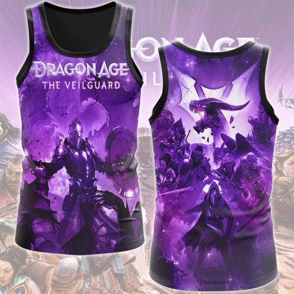 Dragon Age: The Veilguard Video Game All Over Printed T-shirt Tank Top Zip Hoodie Pullover Hoodie Hawaiian Shirt Beach Shorts Joggers Tank Top S