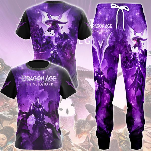 Dragon Age: The Veilguard Video Game All Over Printed T-shirt Tank Top Zip Hoodie Pullover Hoodie Hawaiian Shirt Beach Shorts Joggers