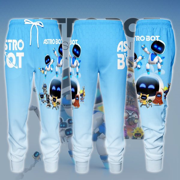 Astro Bot Video Game All Over Printed T-shirt Tank Top Zip Hoodie Pullover Hoodie Hawaiian Shirt Beach Shorts Joggers Joggers S