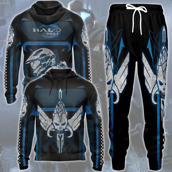 Halo: ODST Video Game All Over Printed T-shirt Tank Top Zip Hoodie Pullover Hoodie Hawaiian Shirt Beach Shorts Joggers