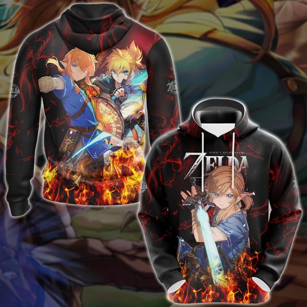 The Legend of Zelda Video Game 3D All Over Print T-shirt Tank Top Zip Hoodie Pullover Hoodie Hawaiian Shirt Beach Shorts Jogger Hoodie S