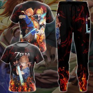 The Legend of Zelda Video Game 3D All Over Print T-shirt Tank Top Zip Hoodie Pullover Hoodie Hawaiian Shirt Beach Shorts Jogger   