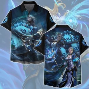 World Of Warcraft Jaina Proudmoore Video Game All Over Printed T-shirt Tank Top Zip Hoodie Pullover Hoodie Hawaiian Shirt Beach Shorts Joggers Hawaiian Shirt S