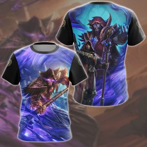 World Of Warcraft Medivh Video Game All Over Printed T-shirt Tank Top Zip Hoodie Pullover Hoodie Hawaiian Shirt Beach Shorts Joggers T-shirt S