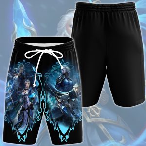 World Of Warcraft Jaina Proudmoore Video Game All Over Printed T-shirt Tank Top Zip Hoodie Pullover Hoodie Hawaiian Shirt Beach Shorts Joggers Beach Shorts S