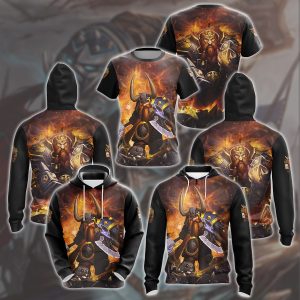 World Of Warcraft Muradin Bronzebeard Video Game All Over Printed T-shirt Tank Top Zip Hoodie Pullover Hoodie Hawaiian Shirt Beach Shorts Joggers