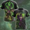 World Of Warcraft Illidan Stormrage Video Game All Over Printed T-shirt Tank Top Zip Hoodie Pullover Hoodie Hawaiian Shirt Beach Shorts Joggers T-shirt S