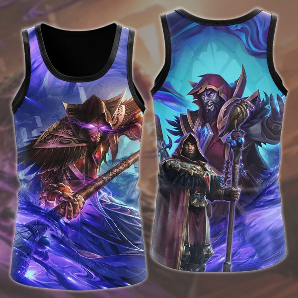 World Of Warcraft Medivh Video Game All Over Printed T-shirt Tank Top Zip Hoodie Pullover Hoodie Hawaiian Shirt Beach Shorts Joggers Tank Top S