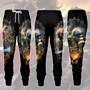 World Of Warcraft Varian Wrynn Video Game All Over Printed T-shirt Tank Top Zip Hoodie Pullover Hoodie Hawaiian Shirt Beach Shorts Joggers Joggers S