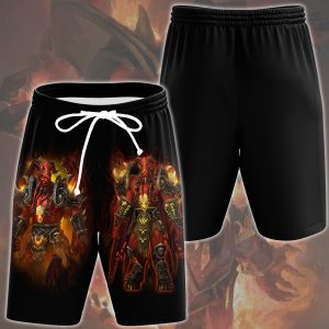 World Of Warcraft Kil'jaeden Video Game All Over Printed T-shirt Tank Top Zip Hoodie Pullover Hoodie Hawaiian Shirt Beach Shorts Joggers (Copy) Beach Shorts S