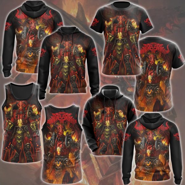 World Of Warcraft Kil'jaeden Video Game All Over Printed T-shirt Tank Top Zip Hoodie Pullover Hoodie Hawaiian Shirt Beach Shorts Joggers (Copy)