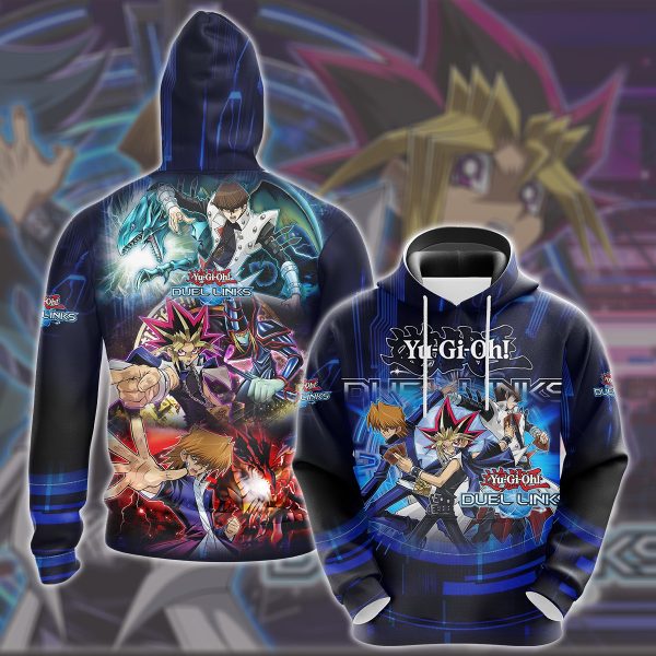 Yu-Gi-Oh! Duel Links Video Game All Over Printed T-shirt Tank Top Zip Hoodie Pullover Hoodie Hawaiian Shirt Beach Shorts Joggers Hoodie S