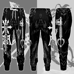 Kingdom Hearts Oathkeeper and Oblivion Video Game All Over Printed T-shirt Tank Top Zip Hoodie Pullover Hoodie Hawaiian Shirt Beach Shorts Joggers Joggers S