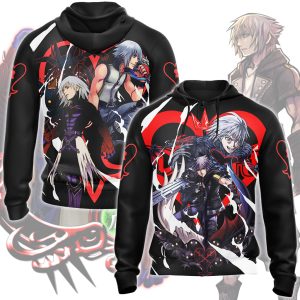 Kingdom Hearts Riku Video Game All Over Printed T-shirt Tank Top Zip Hoodie Pullover Hoodie Hawaiian Shirt Beach Shorts Joggers Zip Hoodie S