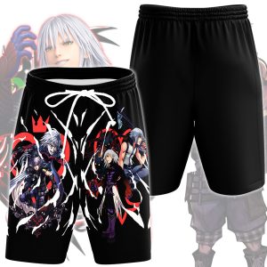 Kingdom Hearts Riku Video Game All Over Printed T-shirt Tank Top Zip Hoodie Pullover Hoodie Hawaiian Shirt Beach Shorts Joggers Beach Shorts S