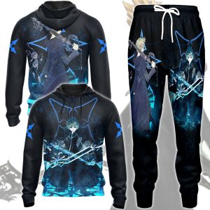 Kingdom Hearts Roxas Video Game All Over Printed T-shirt Tank Top Zip Hoodie Pullover Hoodie Hawaiian Shirt Beach Shorts Joggers