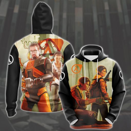 Half-Life: Alyx Video Game All Over Printed T-shirt Tank Top Zip Hoodie Pullover Hoodie Hawaiian Shirt Beach Shorts Joggers Hoodie S