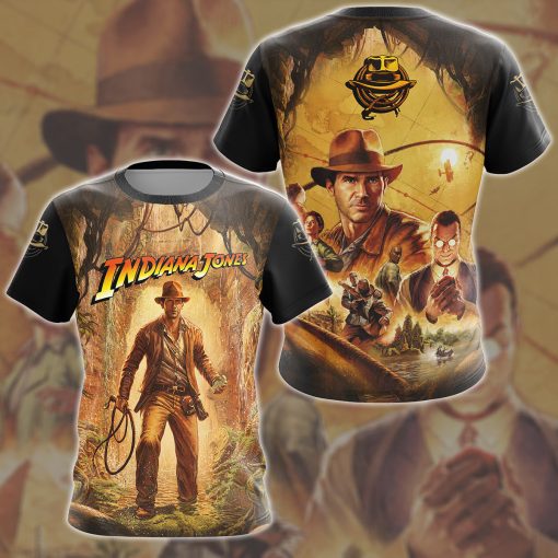 Indiana Jones and the Great Circle Video Game All Over Printed T-shirt Tank Top Zip Hoodie Pullover Hoodie Hawaiian Shirt Beach Shorts Joggers T-shirt S