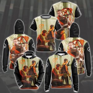 Half-Life: Alyx Video Game All Over Printed T-shirt Tank Top Zip Hoodie Pullover Hoodie Hawaiian Shirt Beach Shorts Joggers