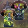 World Of Warcraft Archimonde Video Game All Over Printed T-shirt Tank Top Zip Hoodie Pullover Hoodie Hawaiian Shirt Beach Shorts Joggers T-shirt S