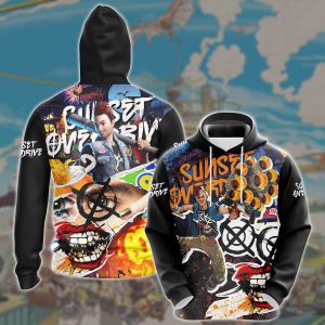 Sunset Overdrive Video Game All Over Printed T-shirt Tank Top Zip Hoodie Pullover Hoodie Hawaiian Shirt Beach Shorts Joggers Hoodie S