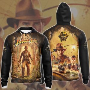 Indiana Jones and the Great Circle Video Game All Over Printed T-shirt Tank Top Zip Hoodie Pullover Hoodie Hawaiian Shirt Beach Shorts Joggers Zip Hoodie S