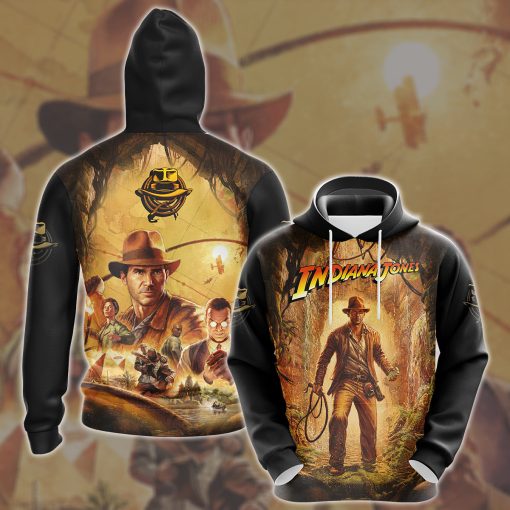 Indiana Jones and the Great Circle Video Game All Over Printed T-shirt Tank Top Zip Hoodie Pullover Hoodie Hawaiian Shirt Beach Shorts Joggers Hoodie S