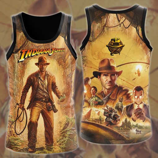 Indiana Jones and the Great Circle Video Game All Over Printed T-shirt Tank Top Zip Hoodie Pullover Hoodie Hawaiian Shirt Beach Shorts Joggers Tank Top S